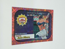 2020 Donruss #AS3 AS SEEN ON Jose Altuve RED 112/149 HOUSTON ASTROS (G25)