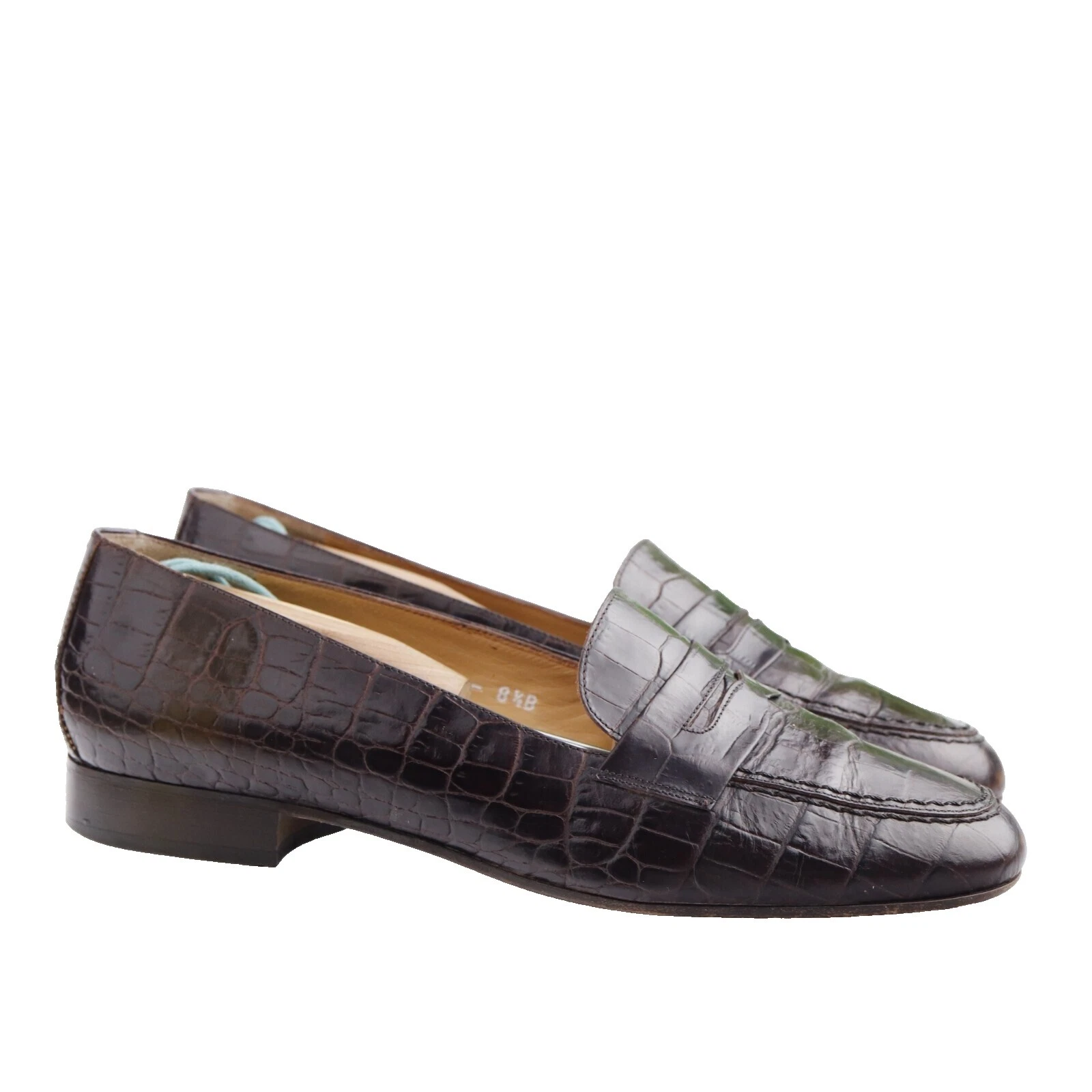 Planos superiores de cuero para mujer Ralph Lauren