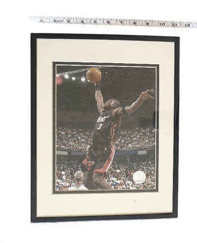 Dwayne Wade Bild - 14”x11.5” Dunk gerahmt Miami Heat - Bild 3 von 4