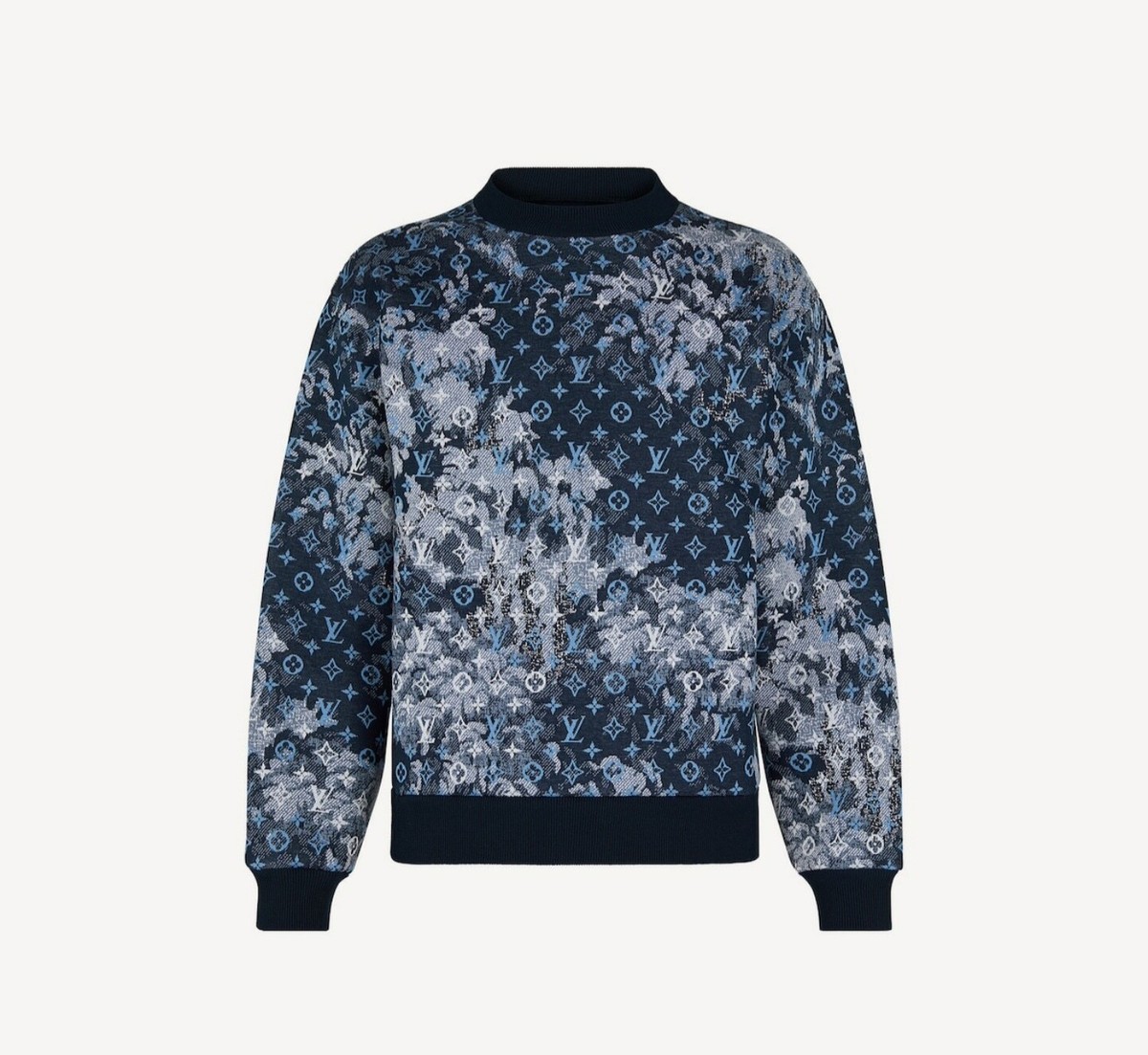 Louis Vuitton Since 1854 Monogram Blue Sweater - Tagotee