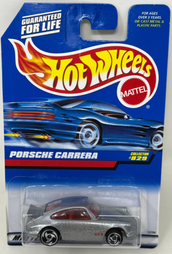 Hot Wheels 1997 - Porsche Carrera Silver #829 nuovo mai aperto sigillato vintage #15788