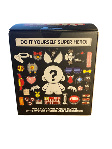 MARVEL MUNNYWORLD MICRO Series 2 DIY Super Hero SEALED Blind Box Kidrobot - Picture 2 of 4