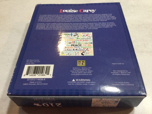 FACTORY SEALED NIB LOUISE CAREY " BE WHO YOU ARE" PUZZLE 210 PIECE - Picture 5 of 9