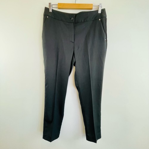 GN Greg Norman Sz 8 Black Golf Pants - Picture 1 of 12