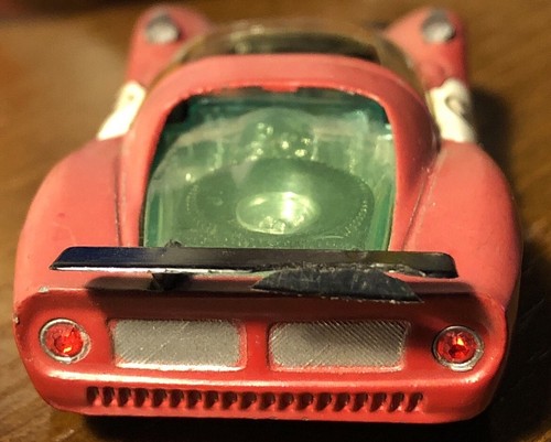 Juguetes Sueltos Corgi Ferrari 206 Dino Sport Escala 1:43 #30 Puertas Abiertas Desvanecimiento Superior EX - Imagen 9 de 13