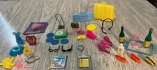Vintage Barbie Doll + Others Accessories Miscellaneous Lot Mixed 40 Pce