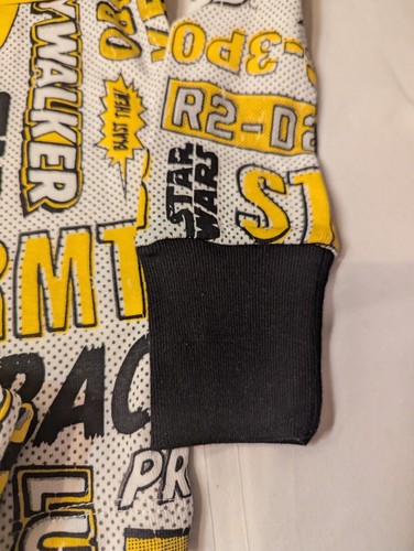 Star Wars Little Boys Small (6-7) Yellow Star Wars Terms Pajamas 2 Pc. New - Picture 3 of 6