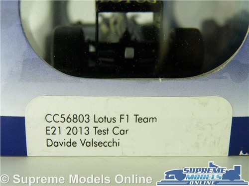 CORGI LOTUS F1 FORMEL ONE MODELLAUTO E21 2013 VALSECCHI RACING 1:43 CC56803 K8 - Bild 6 von 6