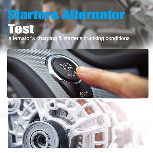Tester Car Battery Tester for Garage Workshop Auto Tools Mechanical - Picture 5 of 22
