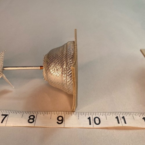 Supporto colorato oro e argento 5 strati decorazione Buddha alluminio chiaro - Foto 9 di 9