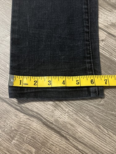 Blac Leaf Men’s Skinny Leg Black Denim Embroidered Graphic Jeans Size 34x32 - Picture 10 of 12