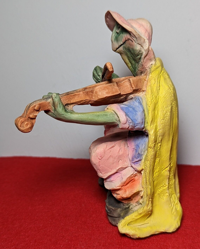 Rare "Tillie (The Homeless Frog) and Her Violin" 1994 Vintage Jessica DeStefano - Picture 2 of 7