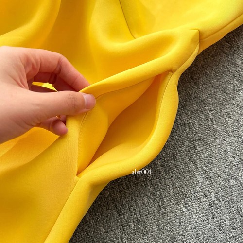 Mode Damen Schleife Schnürung Laterne Langarm Kleid Herbst High Waist Kleider - Bild 10 von 30