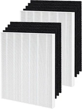 2 Pack HEPA Replacement Filter for AP1512HH 3304899 2+8 Carbon Filters