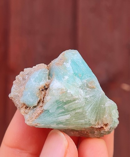 Amazing Blue And Green Natural Aragonite Crystal From Afghanistan _31GM - Picture 10 of 15