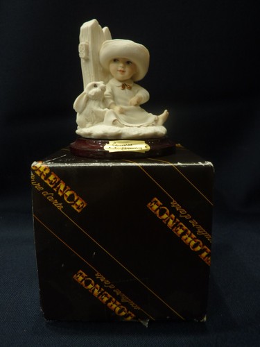 Guiseppe Armami Kind mit Hase Figur - Bild 5 von 6