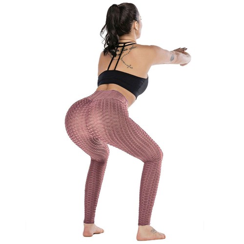 Womens Yoga Pants Push Up Leggings Sports Gym Fitness Anti Cellulite Butt Lift - Picture 13 of 42