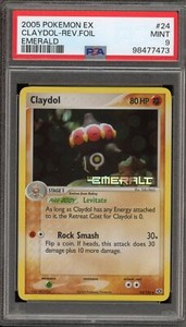Pokemon Claydol EX Emerald Reverse Holo #24 PSA 9 Mint