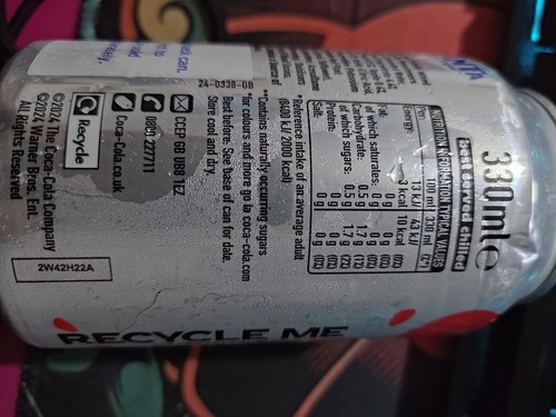 Fanta Beetlejuice Fruit Twist ZeroLimited Edition 2024 Lydia Deetz - Exklusiv UK - Bild 4 von 4