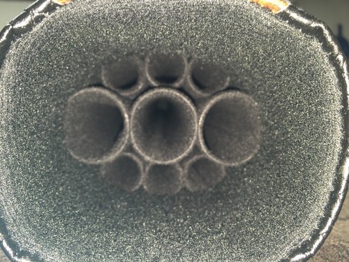 Vincitore Cuero Genuino Negro Y Marrón Cesta Diseño de Tejido 3 Golpes 6 Ejes 3x6 - Imagen 8 de 12