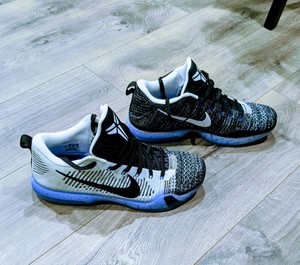 Nike Kobe 10 X Elite Low Premium HTM Shark Jaw Oreo Size 13 VNDS CLEAN! | eBay