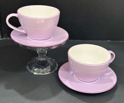 STARBUCKS-CERAMIC VALENTINE "SWEETHEART"12 oz. CUP & SAUCER SET  2006 - Picture 2 of 21