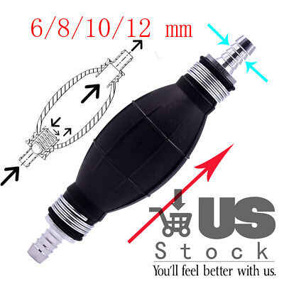 6/8/10/12mm Fuel Line Pump Primer Bulb Hand Primer Gas Petrol Pumps Aluminum 6/8/10/12mm Fuel Line Pump Primer Bulb Hand Primer Gas Petrol Pumps Aluminum