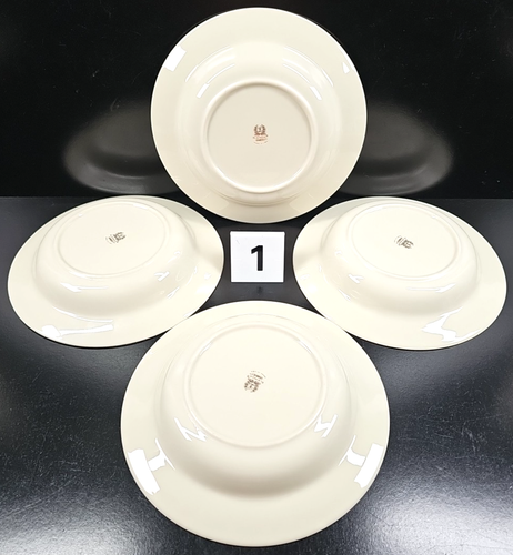 Lote de 12 cuencos de sopa Lenox Gramercy Rim vintage elegante plato de mesa floral retro - Imagen 9 de 24
