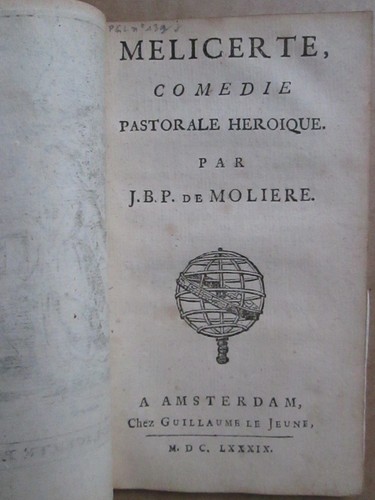 MOLIERE : MELICERTE, comédie pastorale héroïque. Amsterdam, 1689. - Picture 2 of 8