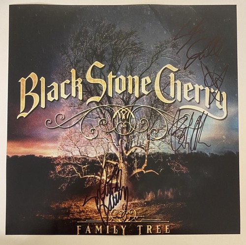 Black Stone Cherry   *HAND SIGNED*   Family Tree  -  AUTOGRAPHED - 12x12 Photo - Picture 1 of 2