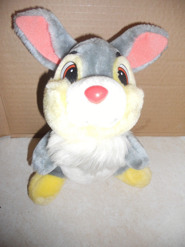 VNTG 1980s DISNEYLAND WALT DISNEY WORLD "THUMPER" RABBIE PLUSH BAMBI VGUC - Picture 1 of 4