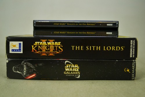 3 Star Wars PC Games - Sith Lords Knights & Galaxies - Discs VGC - Picture 2 of 12