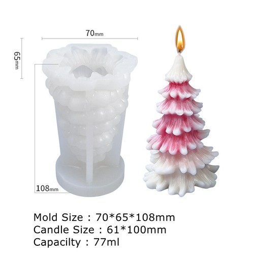 Stampi in silicone natalizio stampi per candele forniture per fare candele stampo in resina sapone fai da te - Foto 20 di 28