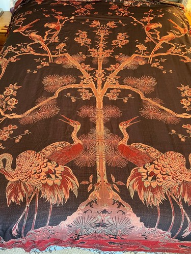 Tree of Life Bedspread Throw Blanket Two Sided Reversible Queen - Picture 3 of 24