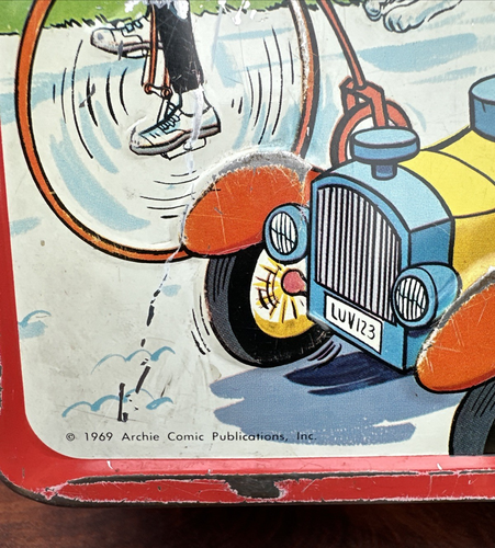 Vintage 1969 THE ARCHIES Lunchbox Aladdin Industries w/ Thermos Very Nice- READ - Picture 3 of 24
