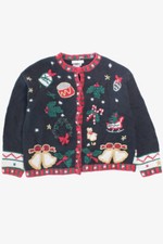 Black Ugly Christmas Cardigan 55900
