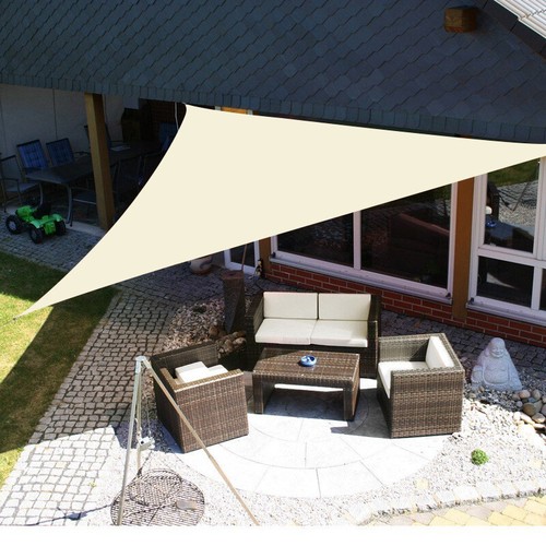 Waterproof Shade Sail Patio Awning Outdoor Garden Pool Sun Canopy Shelter Cover - Picture 524 of 606