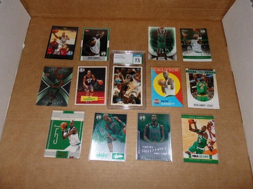(13) Kevin Garnett Basketball Card Lot *1995/96 Topps #237 CSG 7.5 Near Mint
