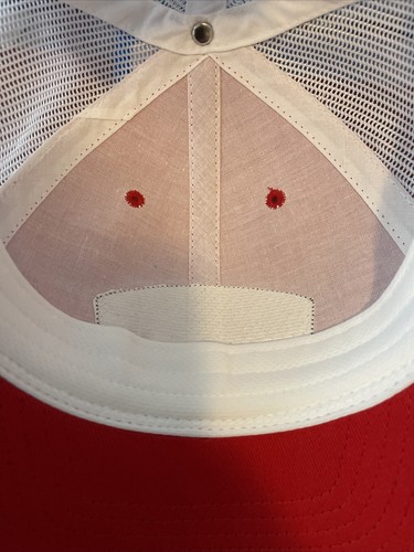 Columbia PFG Trucker Snap Back Unisex O/S Ball Cap in Red/White (CU0245-696) - Picture 9 of 12
