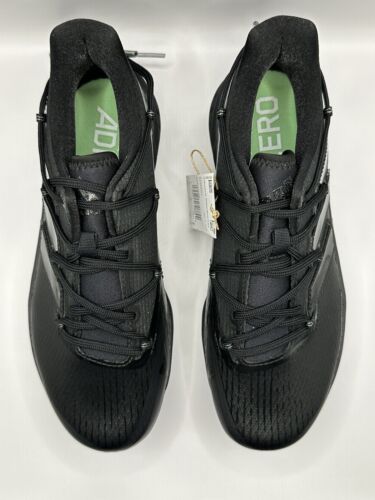 Botines de béisbol de metal Adidas Adizero para hombre talla 13 negros - Imagen 3 de 7