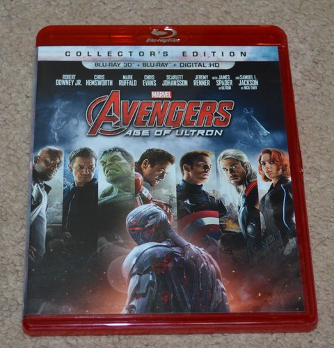 Marvel Avengers Age of Ultron Blu-Ray 3D and Blu-Ray - Picture 1 of 3