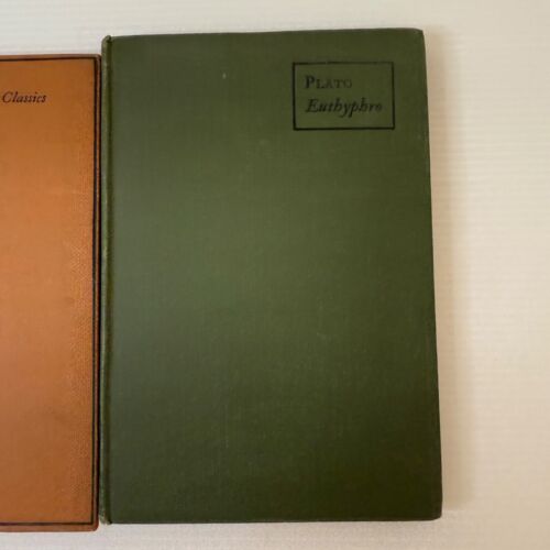 Antique 1910 - 1953 J. Adam Greek English Plato Cambridge HB Book Bundle - Picture 8 of 24