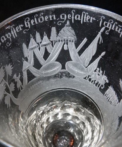 BAROCK MILITARIA HELDEN REITER POKAL SINNSPRUCH INSCHRIFT SACHSEN UM 1750 - Picture 8 of 12