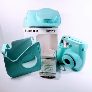 FUJIFILM-INSTAX-MINI-7S-INSTANT-BUNDLE-CAMERA-600020261-BLUE-GREEN-With-Case-NEW