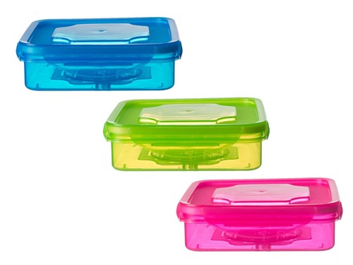 3 Pack Meal Prep Lunch Box � Sandwich Bento Box Lunch Container w/ Vented Lids - Picture 2 of 10