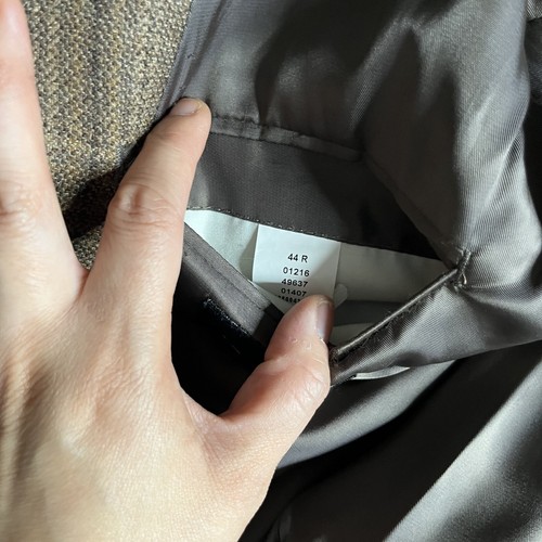 Chaqueta Blazer Abrigo Deportivo Jos A Bank Para Hombre 44R Marrón Lana Cuadros 2 Botones - Imagen 11 de 11