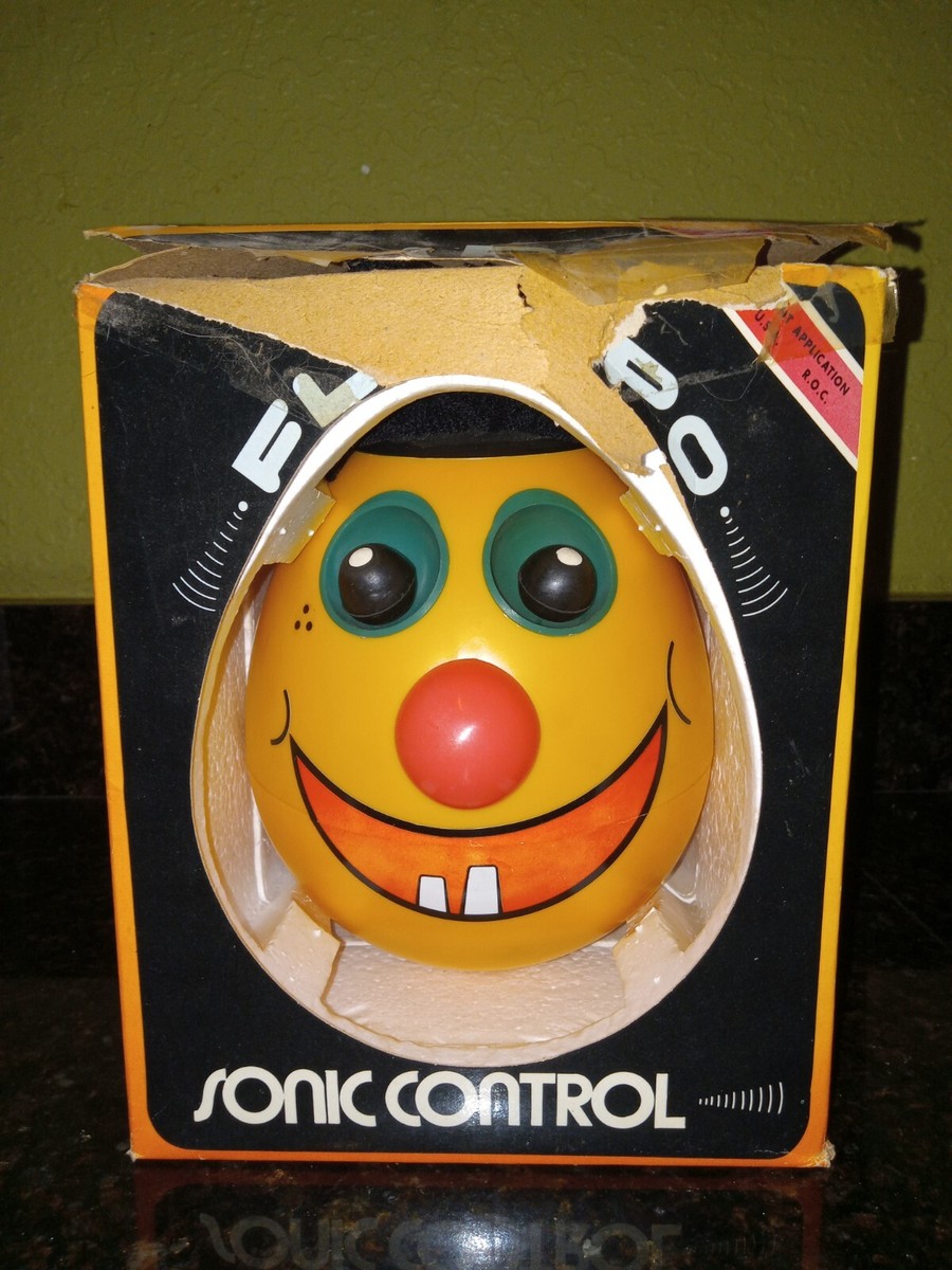 Vintage FLIPPO SONIC CONTROL Sound Activated Clown Head 1981 PARTS