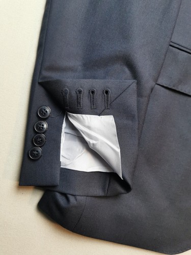 HACKETT LONDON Mens Size 42R 100% Wool Suit Jacket BNWT Woven UK Single Breasted - Picture 8 of 22