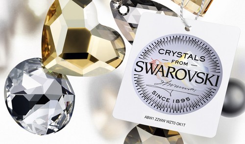 Kristalle von Swarovski offene ovale Creolen vergoldet echt 7968z - Bild 3 von 9