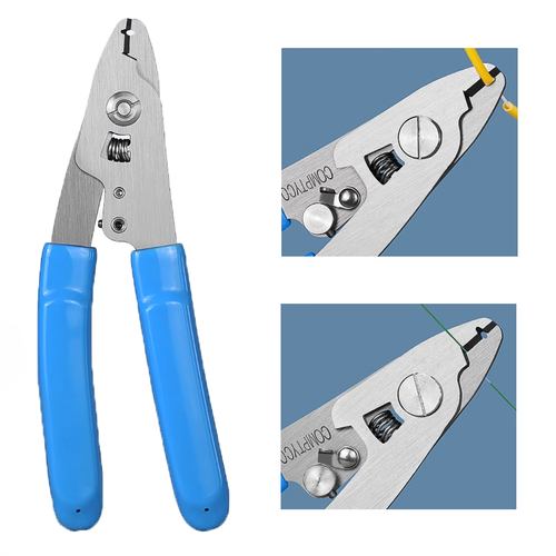 VCFS-20 stripper Stainless steel optical fiber Wire stripper 0.9-3mm/250μm-125μm - Picture 2 of 6